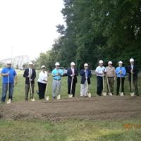 The City breaks ground on new Public Works building.