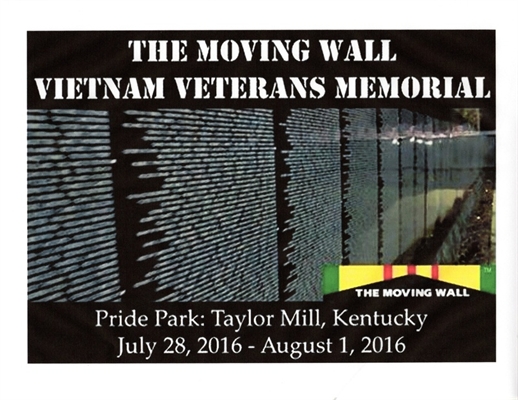 The Vietnam Moving Wall to Visit Taylor Mill, Kentucky